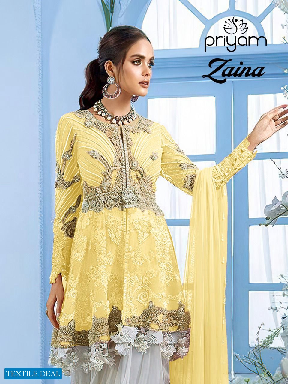 Priyam Zaina Premium Collection Wholesale Pakistani Concept Dress