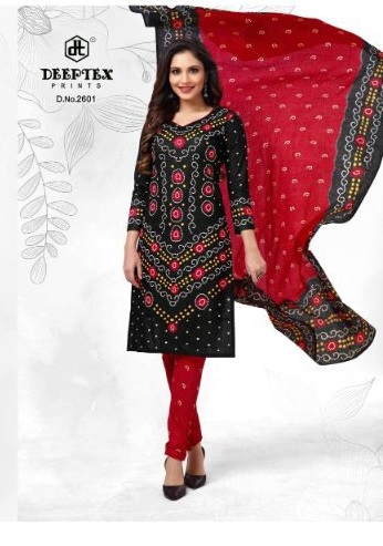 Deeptex Classic Chunaris Vol-26 Wholesale Pure Cotton Dress Material