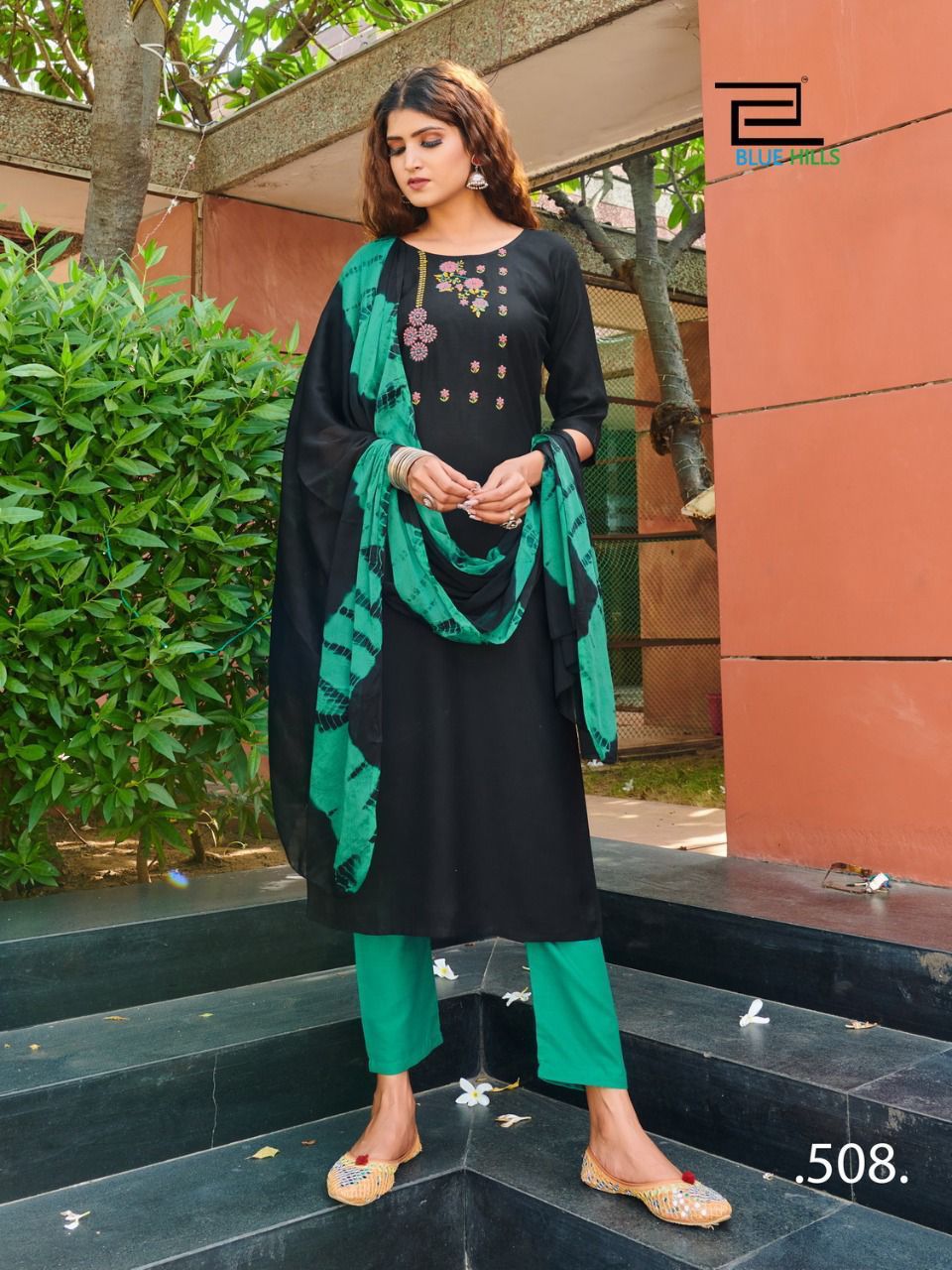 BLUE HILLS NEW GENERATION VOL 3 RAYON KURTI WITH BOTTOM AND DUPATTA BIG SIZES FOR WOMEN