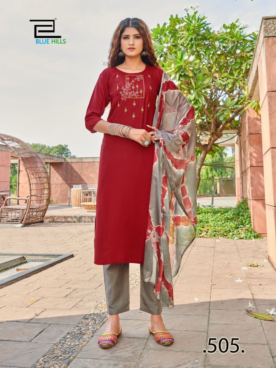 BLUE HILLS NEW GENERATION VOL 3 RAYON KURTI WITH BOTTOM AND DUPATTA BIG SIZES FOR WOMEN