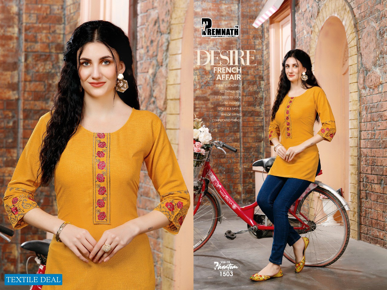 Premnath Phantom Vol-15 Wholesale Long Kurtis