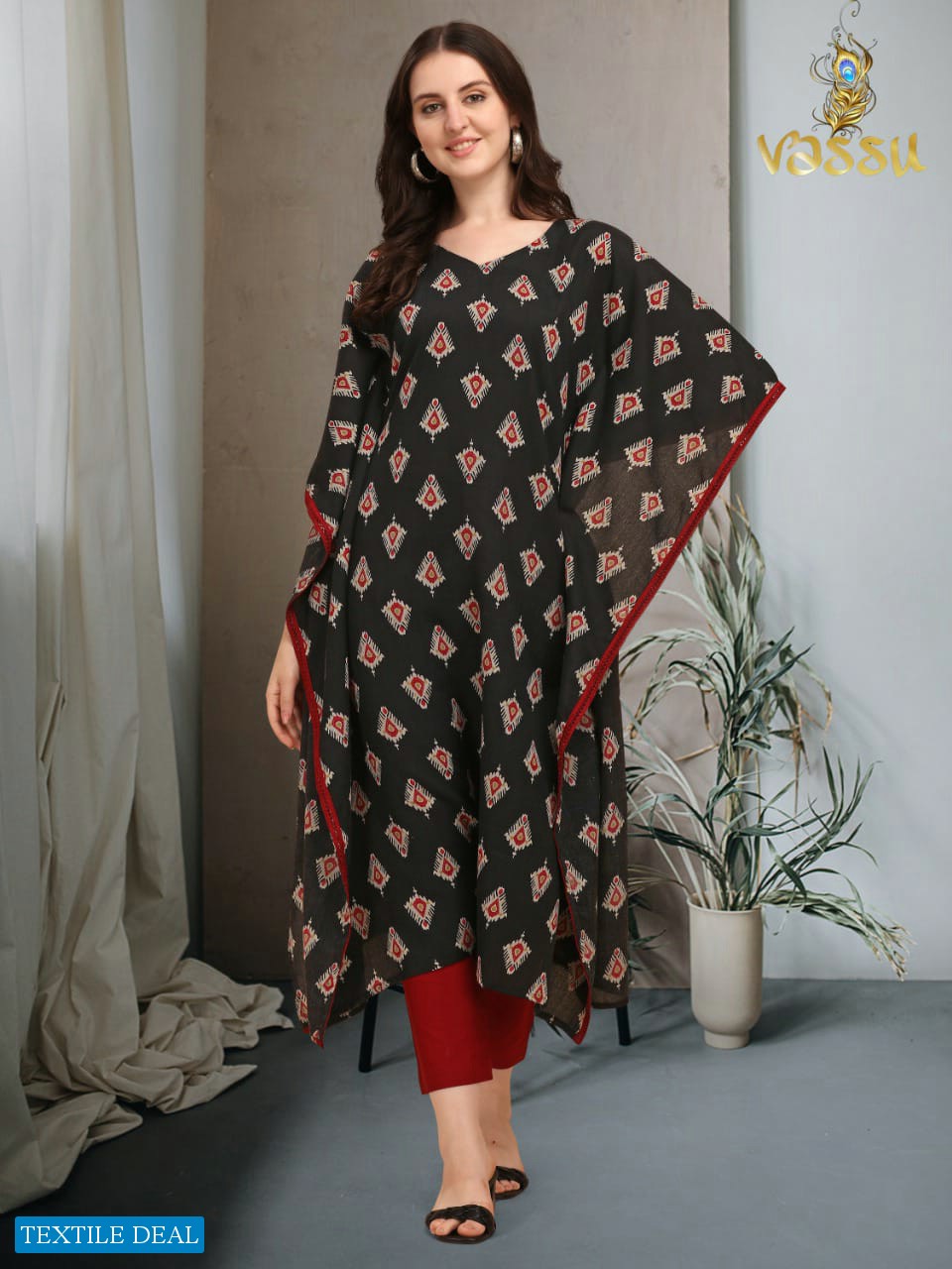 Vassu Suzi Kaftan Vol-2 Wholesale Kaftan With Tops