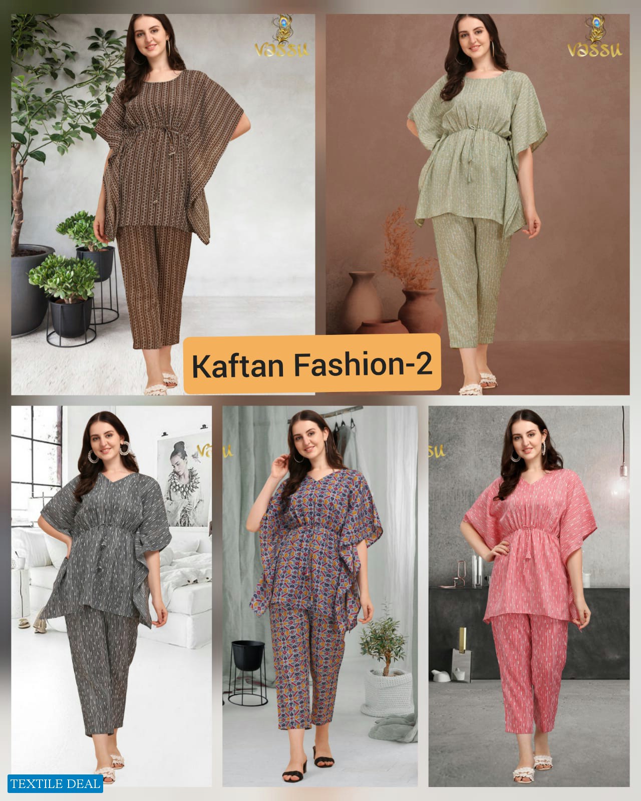 Vassu Kaftan Fashion Vol-2 Wholesale Kaftan Kurtis