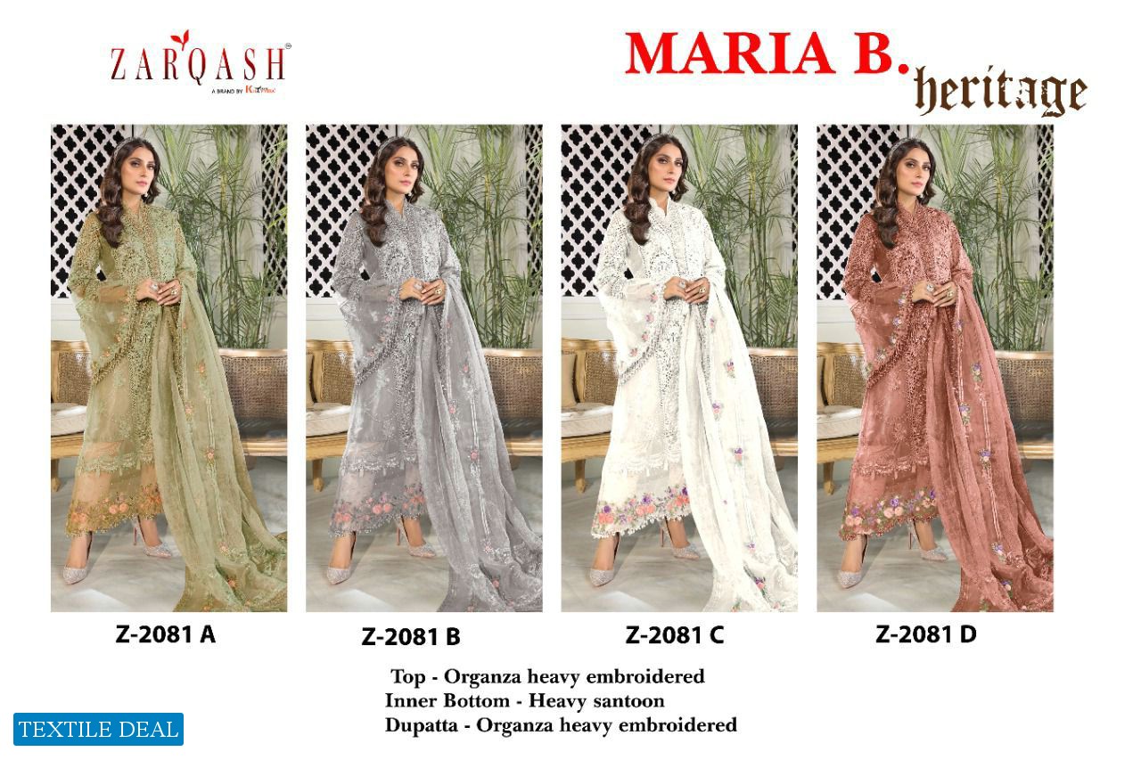 Zarqash Maria B Heritage Wholesale Pakistani Concept Dress