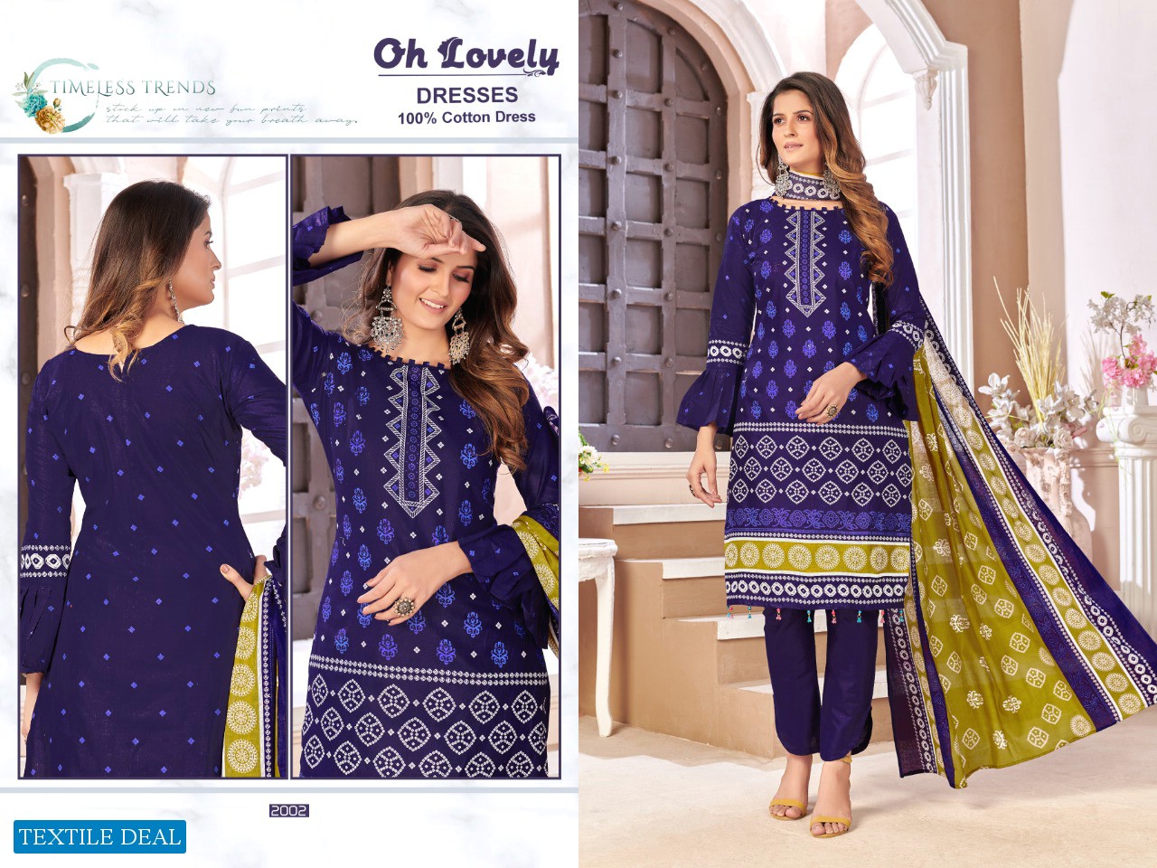 Oh Lovely Tehzeeb Wholesale Cotton Dress Material