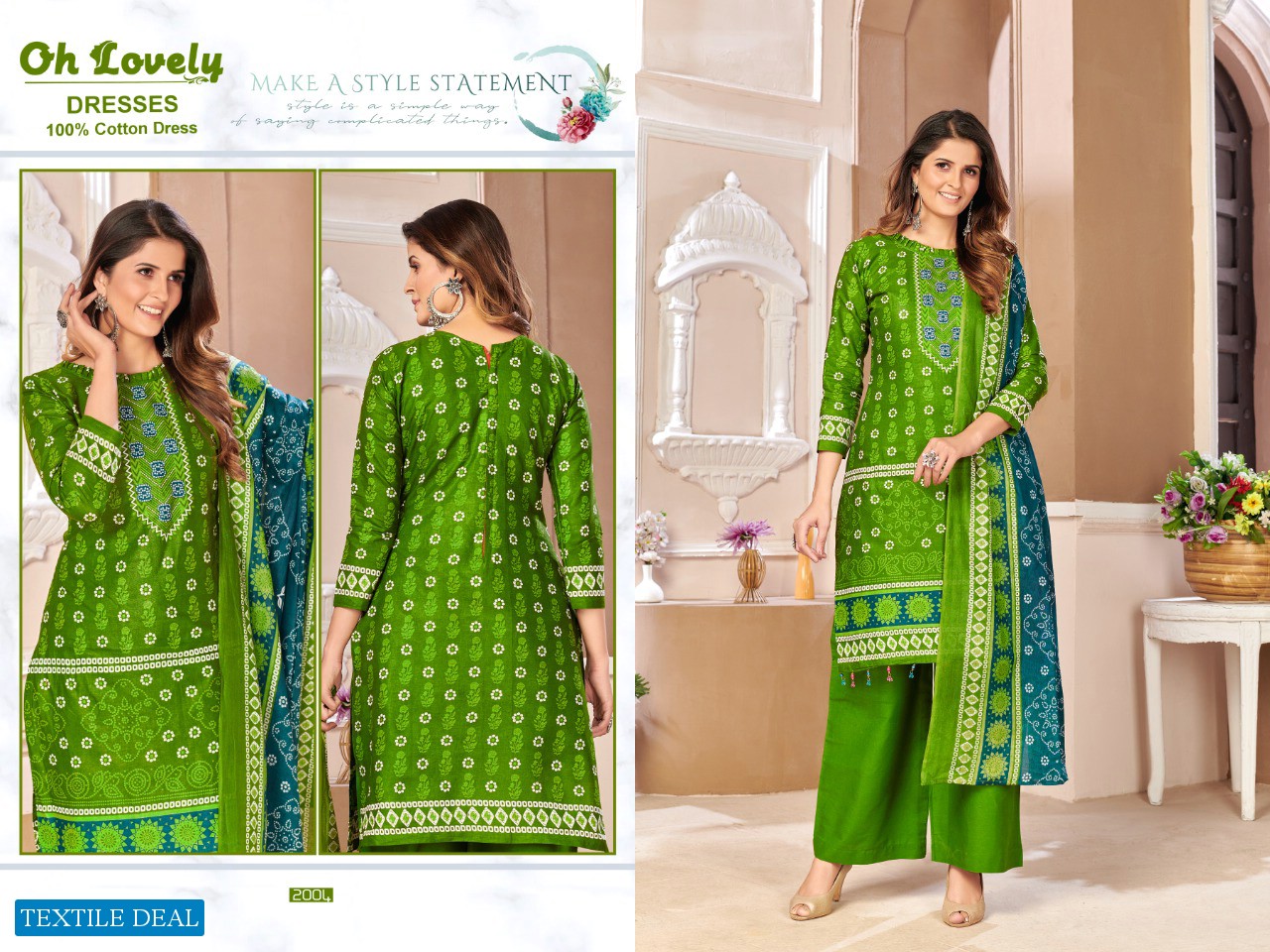 Oh Lovely Tehzeeb Wholesale Cotton Dress Material