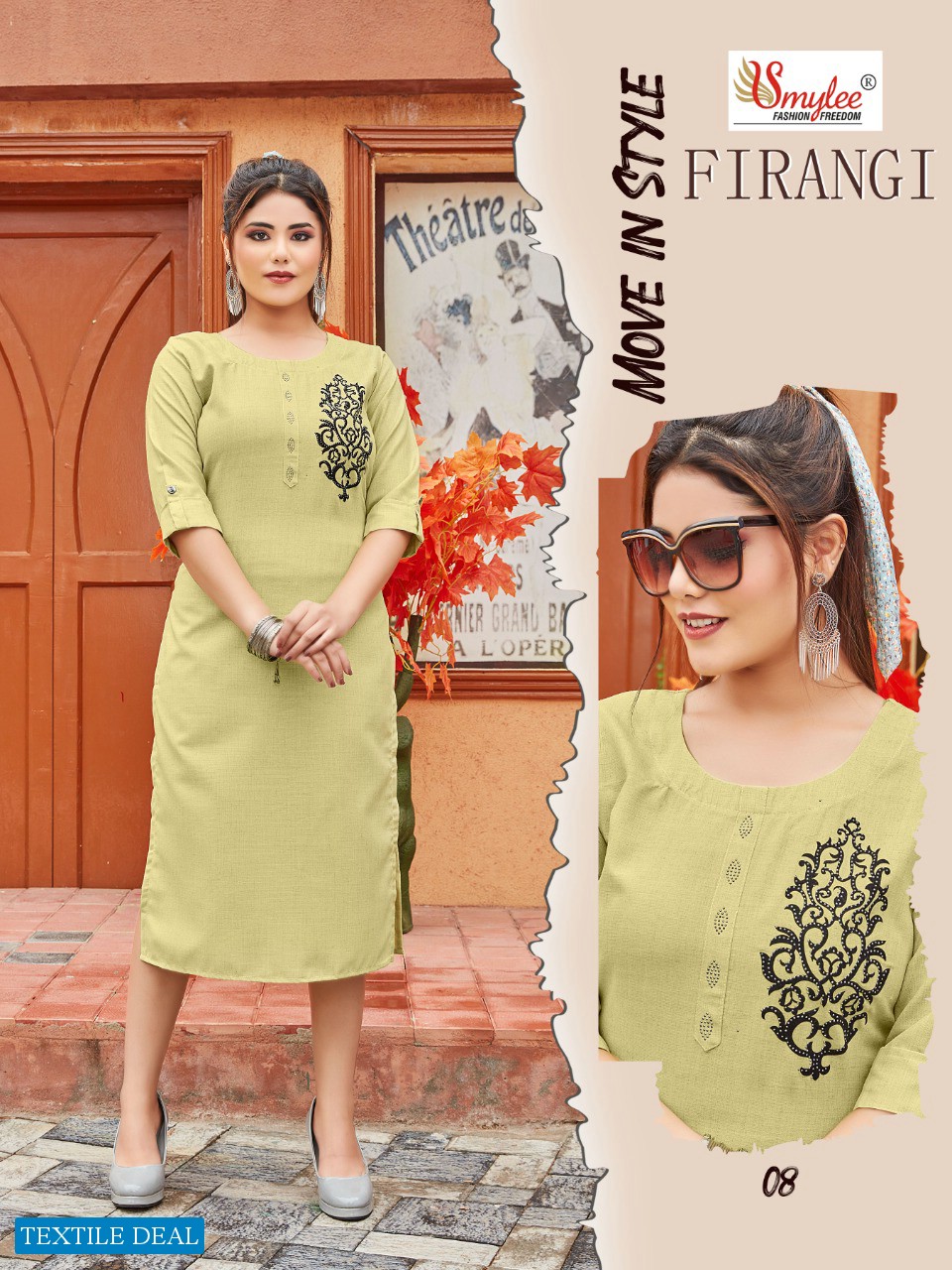 SMYLEE FIRANGI BY RUNG RAYON DAILY WEAR LADIES KURTI COLLECTION