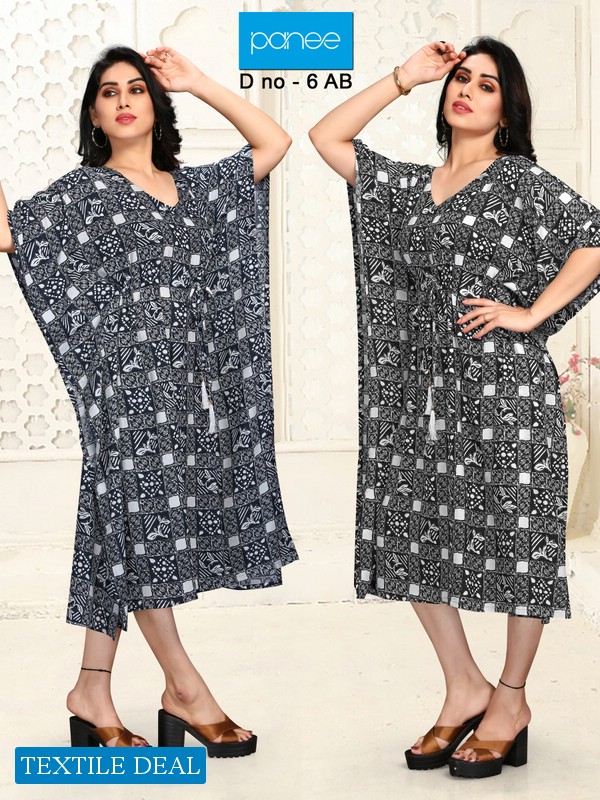 Panee Kaftan Wholesale Reyon Kaftan Long Kurtis
