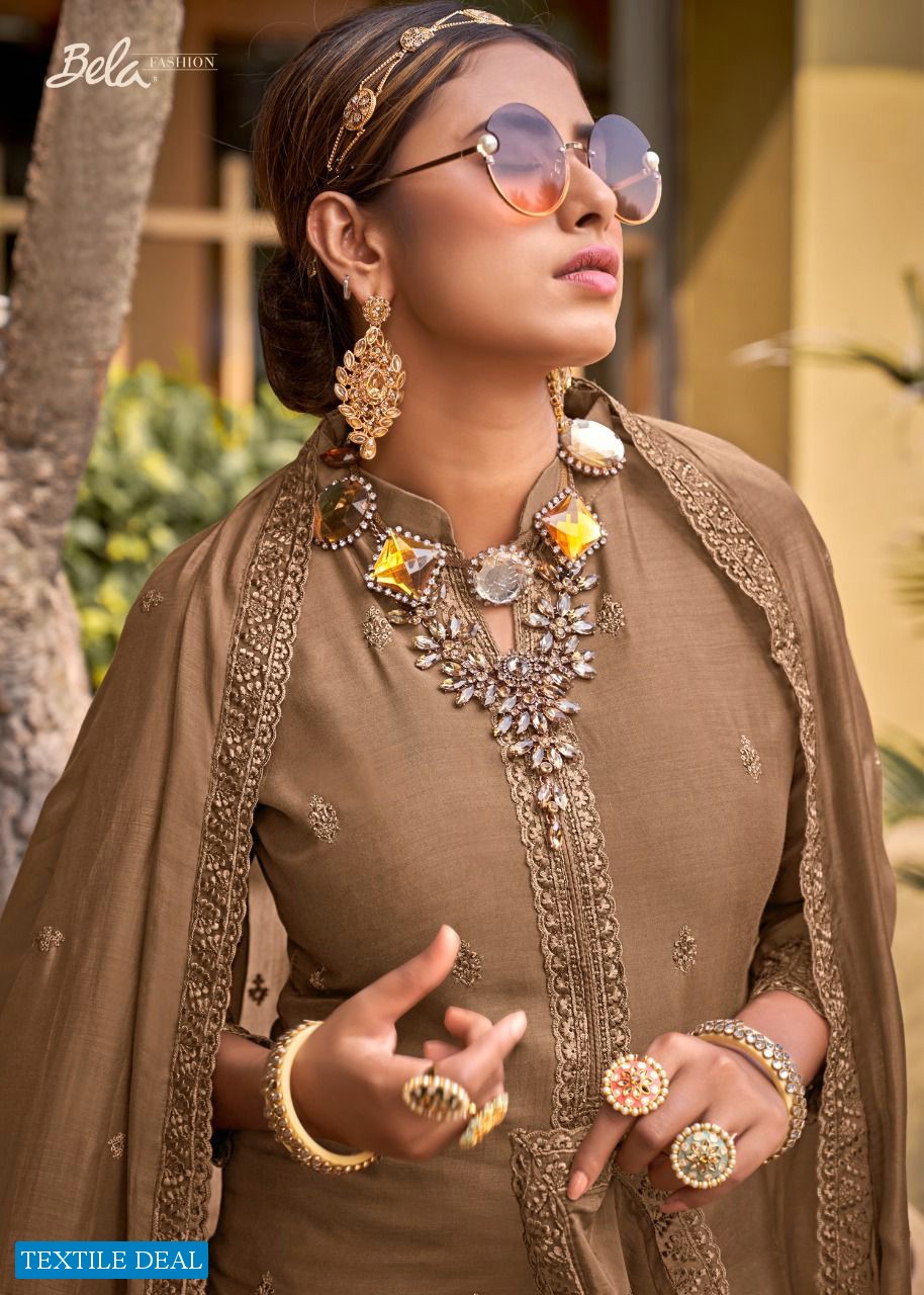 FALAK BY BELA VISCOSE MASLIN DESIGNER FANCY SALWAR KAMEEZ