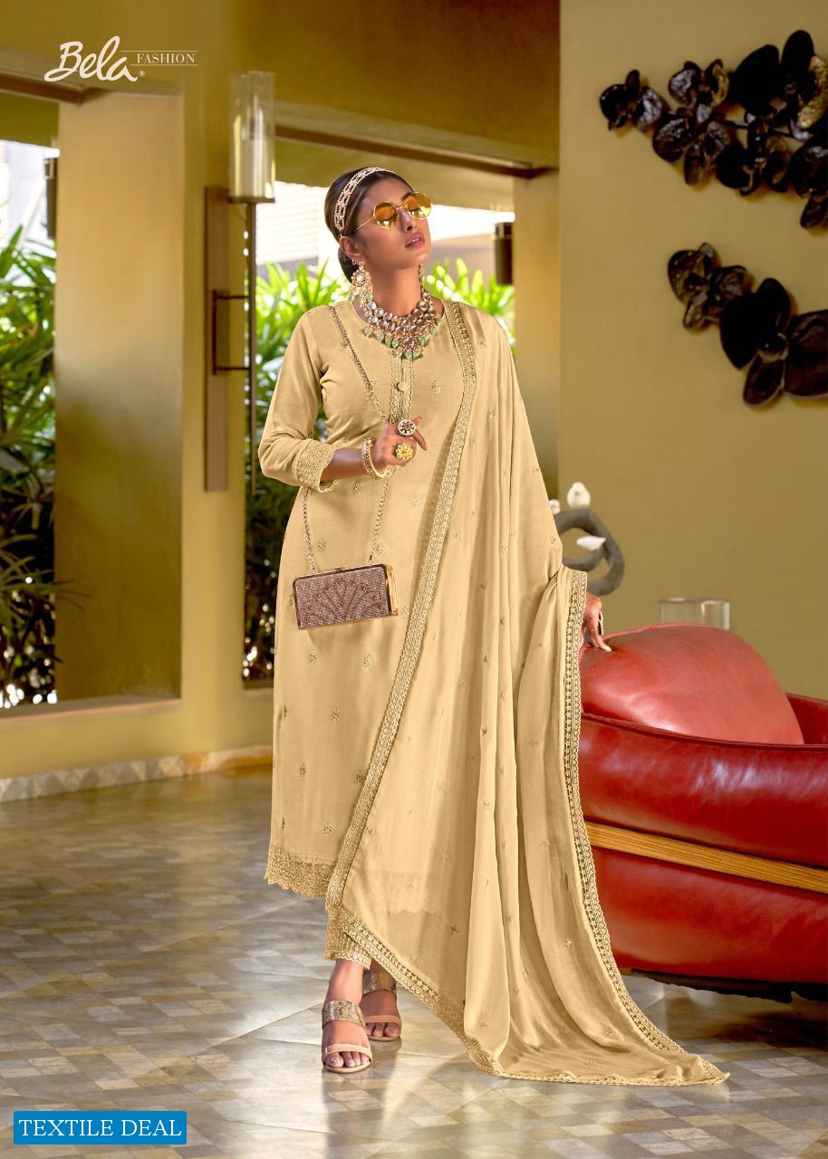 FALAK BY BELA VISCOSE MASLIN DESIGNER FANCY SALWAR KAMEEZ