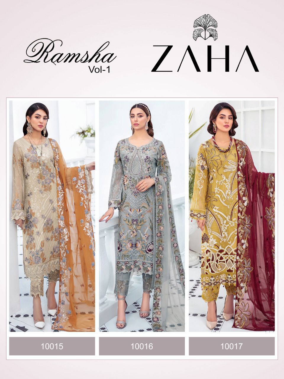 Zaha Ramsha Vol-1 Wholesale Pakistani Concept Dress
