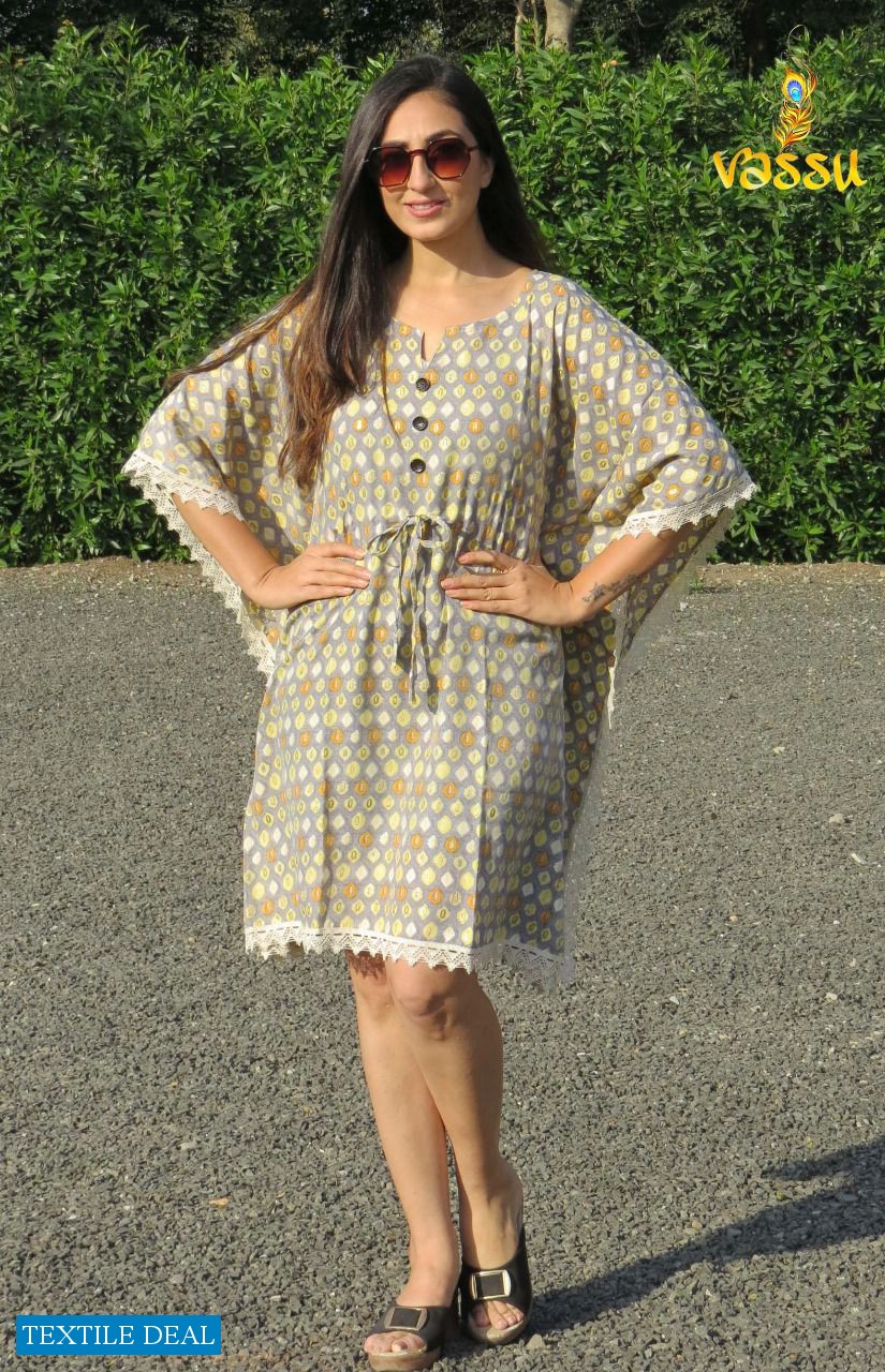 Vassu Rung Wholesale Kaftan Kurti Catalogs