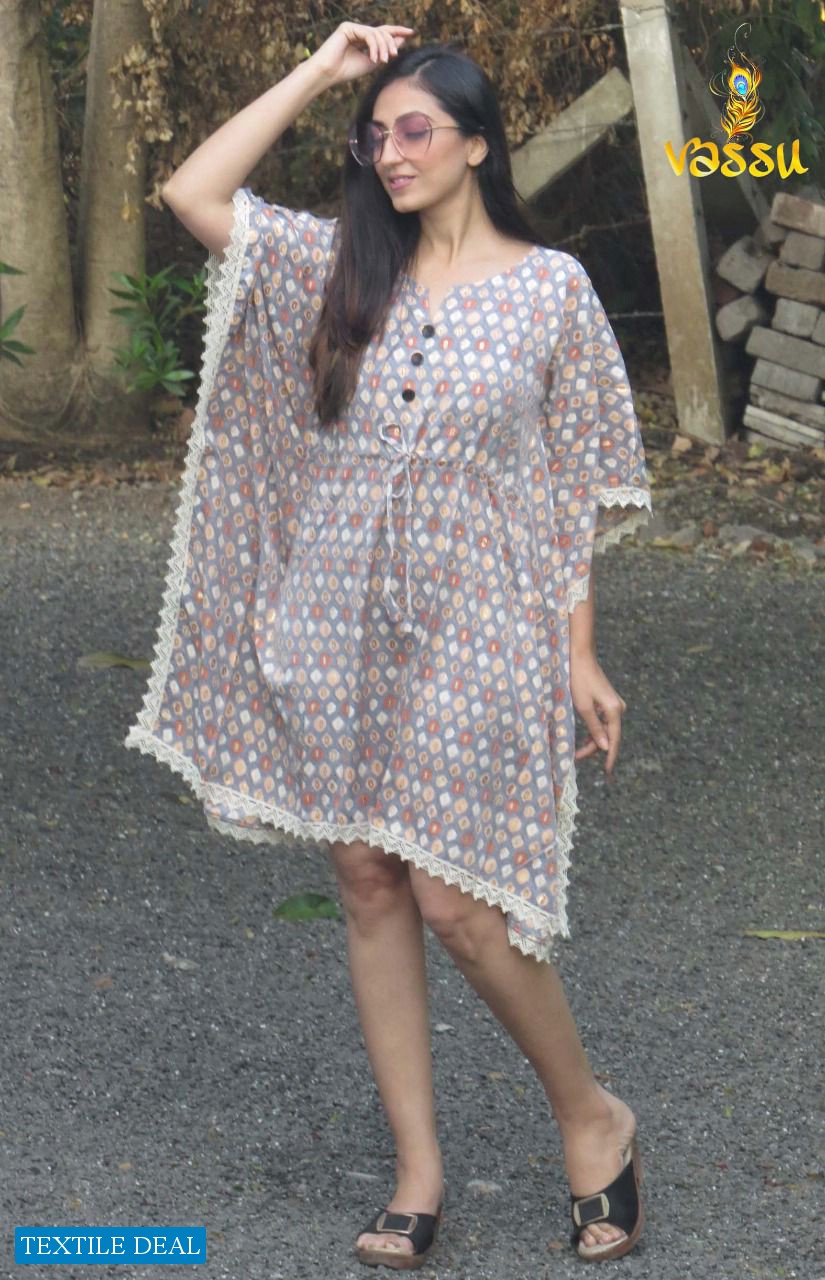 Vassu Rung Wholesale Kaftan Kurti Catalogs