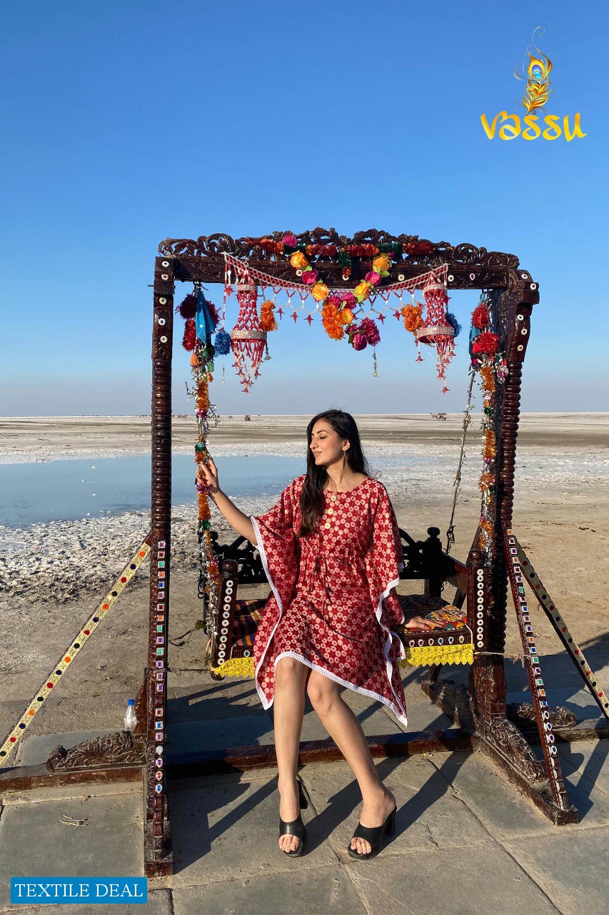 Vassu Rung Wholesale Kaftan Kurti Catalogs