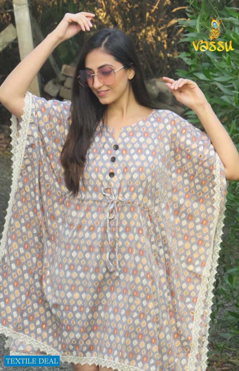 Vassu Rung Wholesale Kaftan Kurti Catalogs