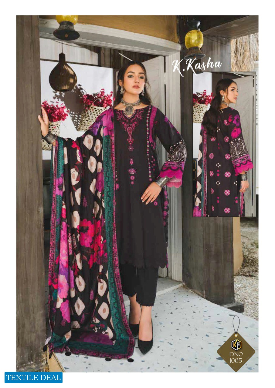 Keval Fab K.Kasha Vol-1 Wholesale Karachi Designer Dress Material