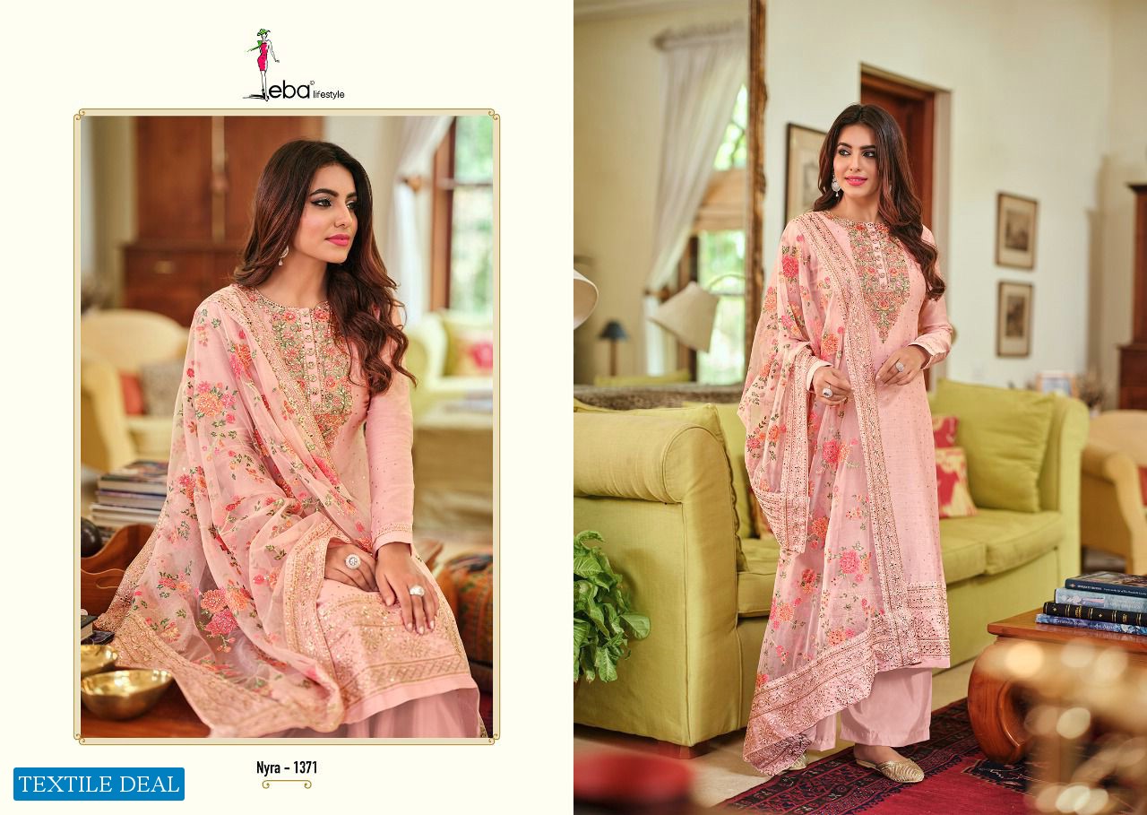 Eba Nyra Vol-3 Wholesale Pure Maheshwari Viscose Silk Salwar Kameez