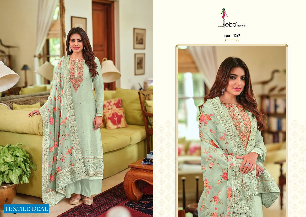 Eba Nyra Vol-3 Wholesale Pure Maheshwari Viscose Silk Salwar Kameez