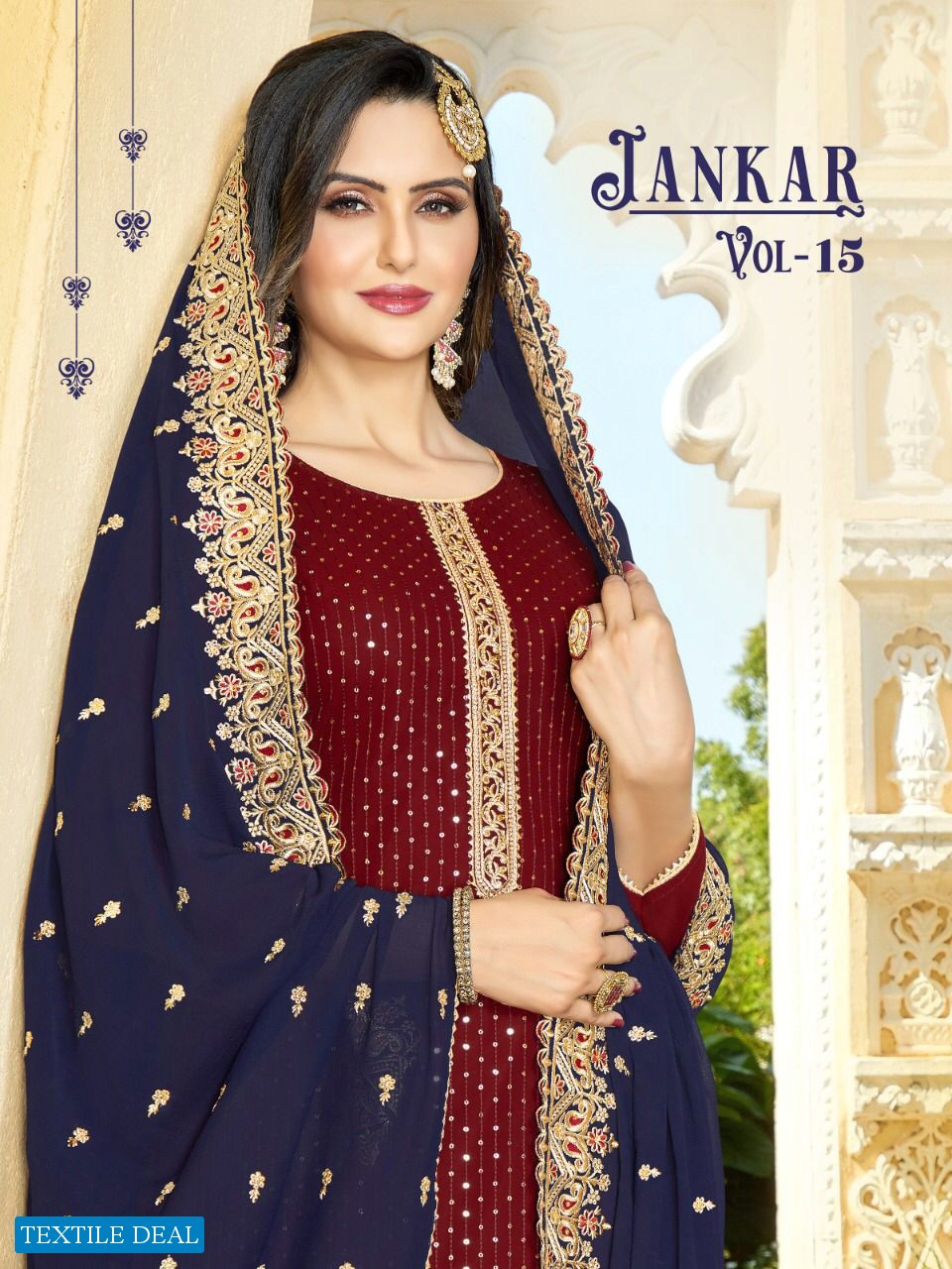 A M Creation Jakar Vol-15 wholesale Gharara Bottom Salwar Kameez