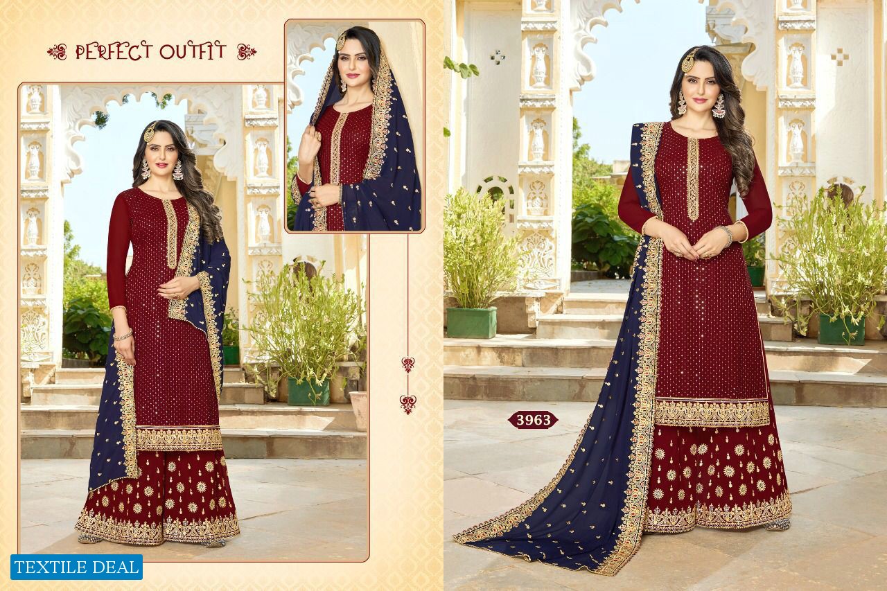 A M Creation Jakar Vol-15 wholesale Gharara Bottom Salwar Kameez