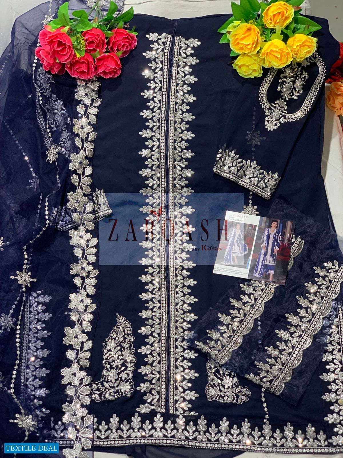 Zarqash Tehzeeb Z-2079 Wholesale Pakistani Concept Dress