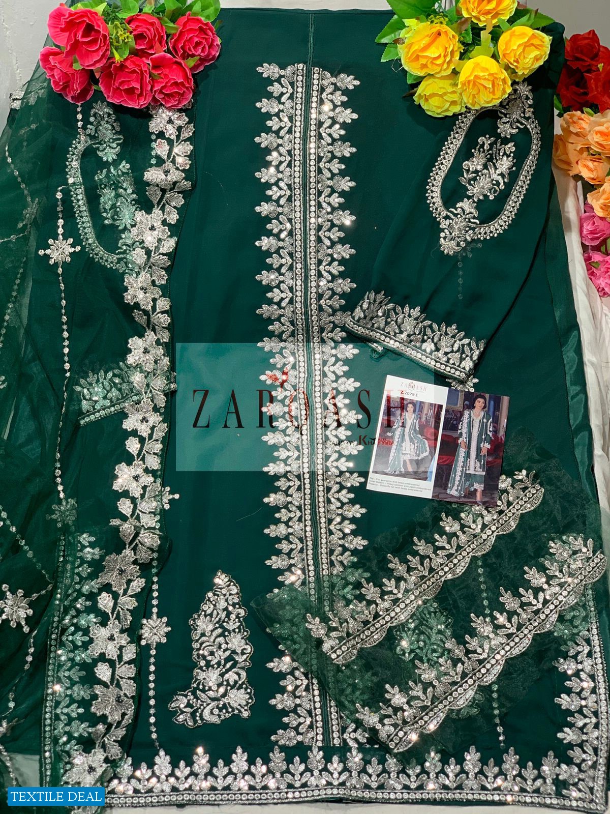 Zarqash Tehzeeb Z-2079 Wholesale Pakistani Concept Dress