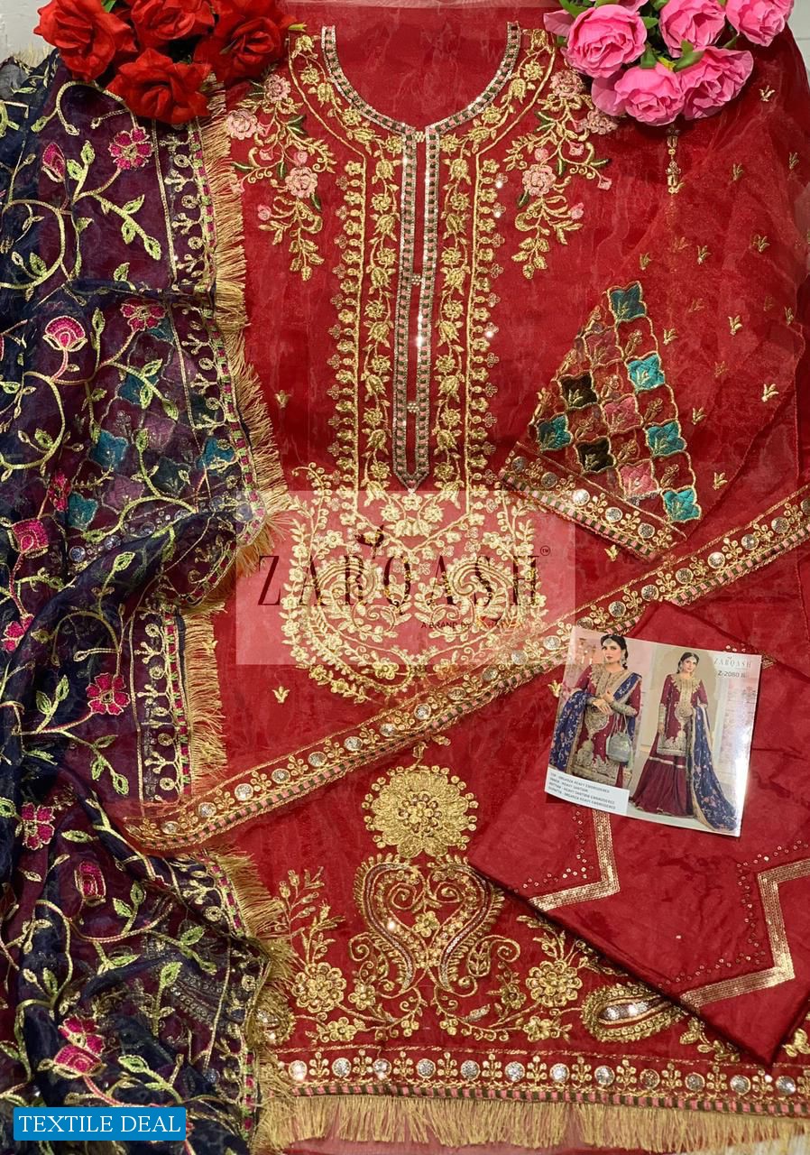 Zarqash Mariya B Mbroidered Vol-2 Wholesale Pakistani Concept Dress