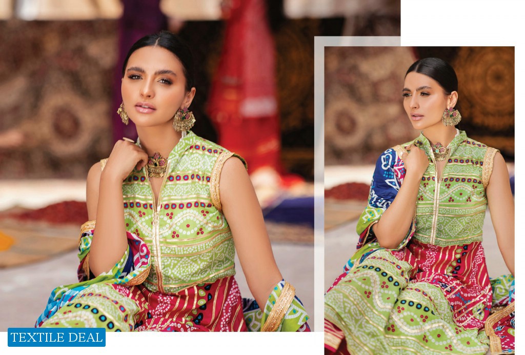 Alzohaib Monsoon Chunri Heritage Series Wholesale Branded Pakistani Suits