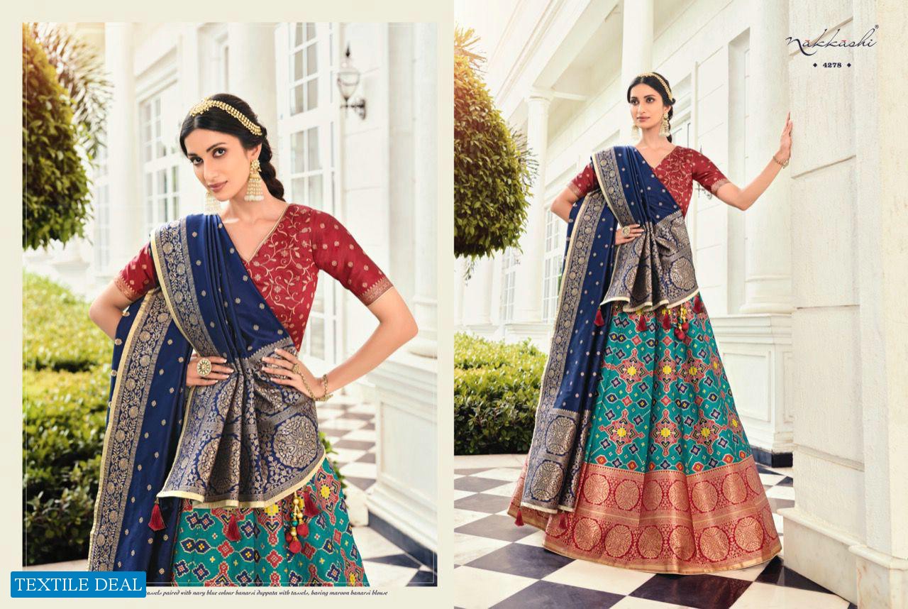 Nakkashi Meera Wholesale Designer Lehengas Catalogs