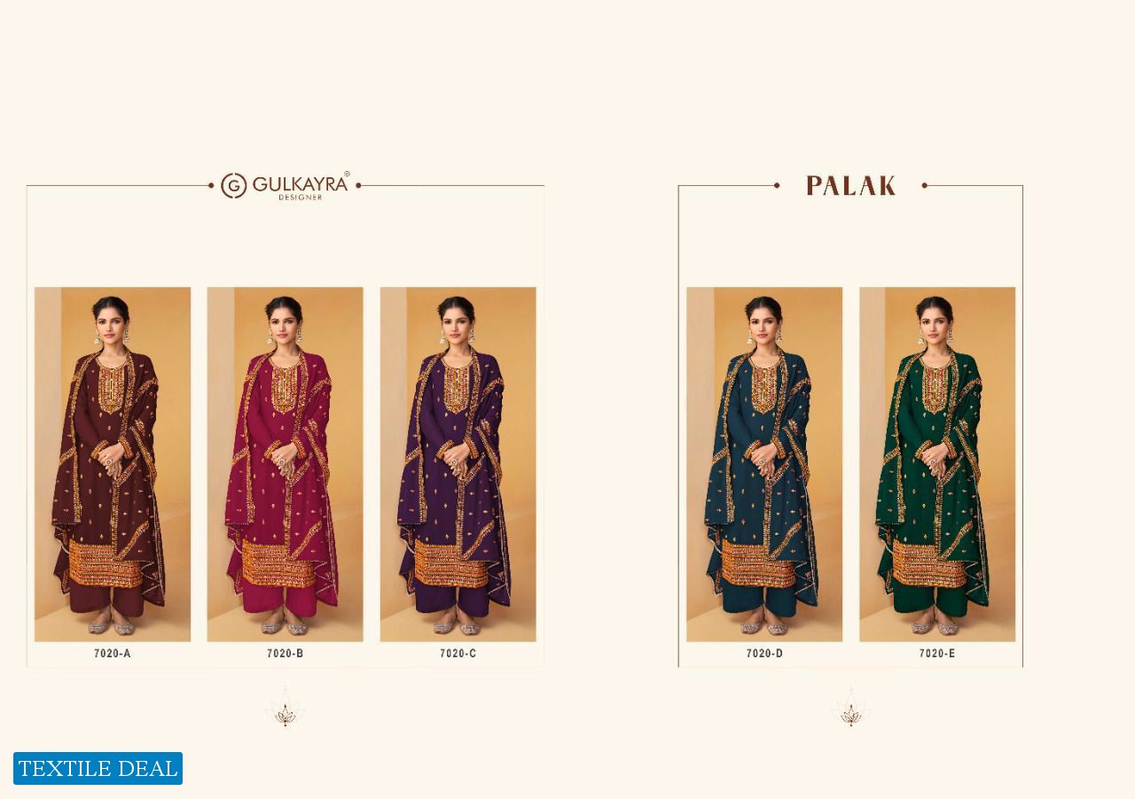 GULKAYRA DESIGNER PALAK GEORGETTE DESIGNER SALWAR KAMEEZ