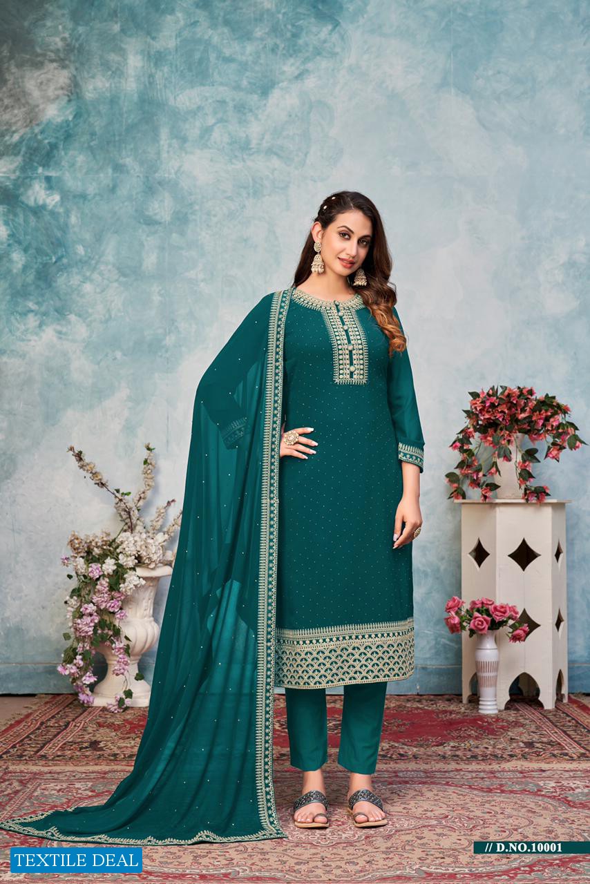 Anjubaa 10001 Series Wholesale Straight Long Salwar Kameez