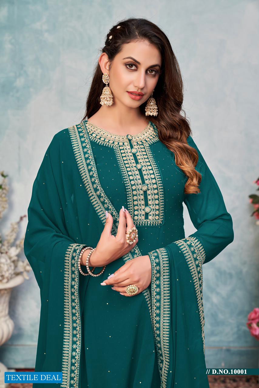 Anjubaa 10001 Series Wholesale Straight Long Salwar Kameez