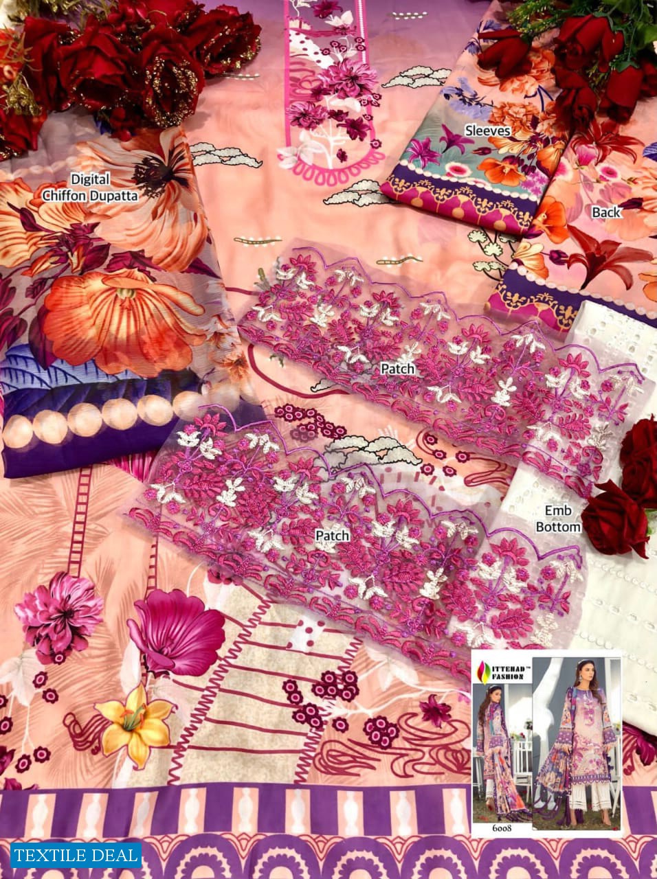 Ittehad Fashion Exclusive Lawn Collection Wholesale Pakistani Collection