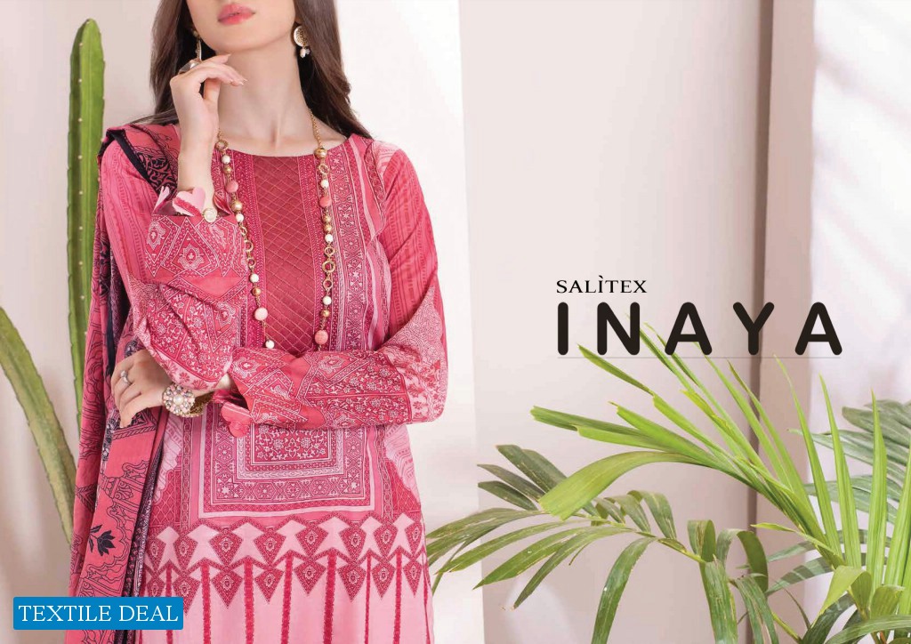 Salitex Inaya 2022 Wholesale Original Pakistani Dress