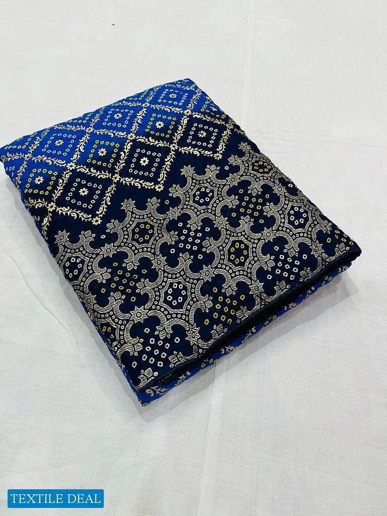 ASHIMA BANDHNI FOILY ETHNI WEAR SAREE DESIGN BEST RATE SELLER