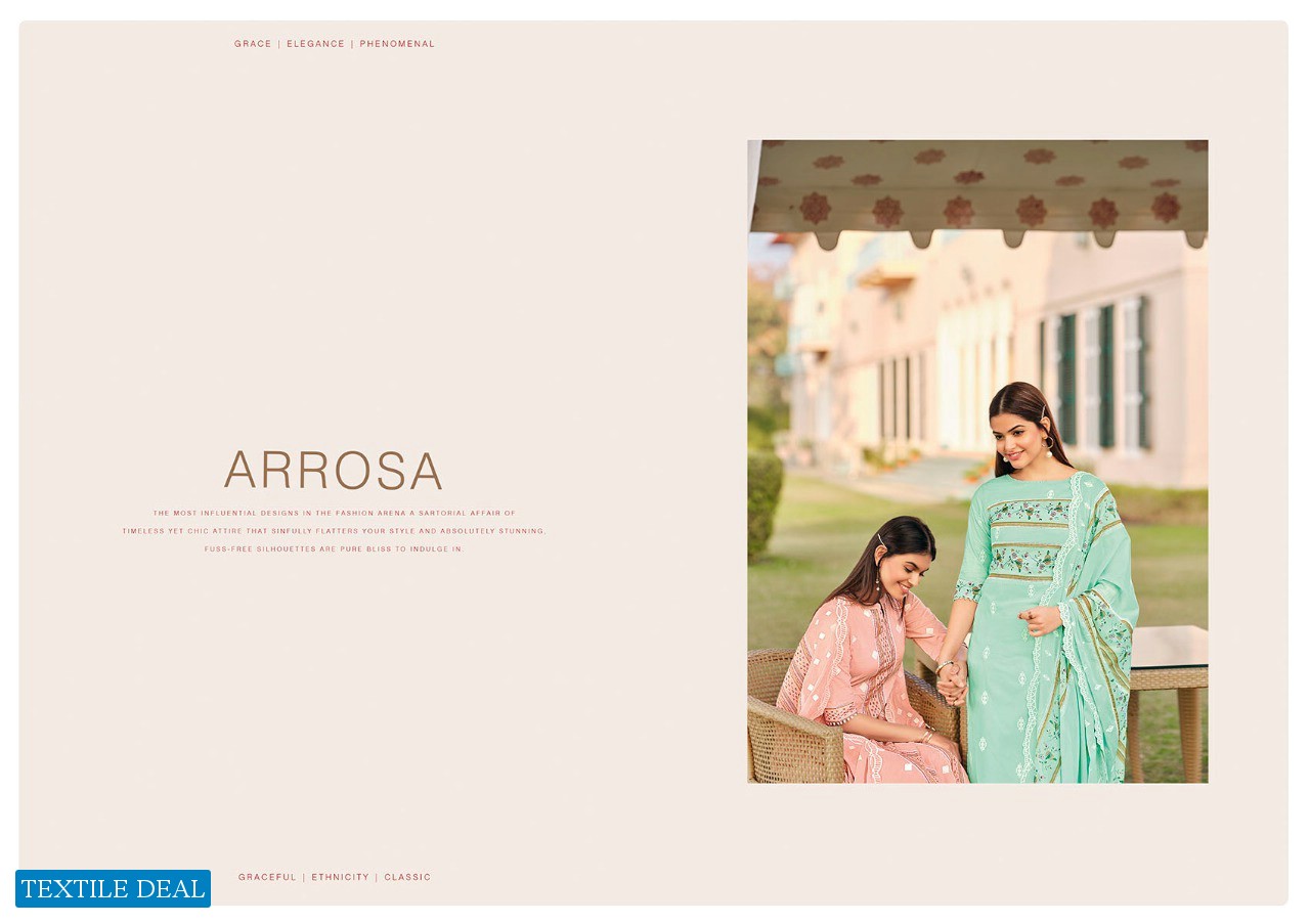 Jay VIjay Arrosa Wholesale Pure Cotton Work Salwar Kameez