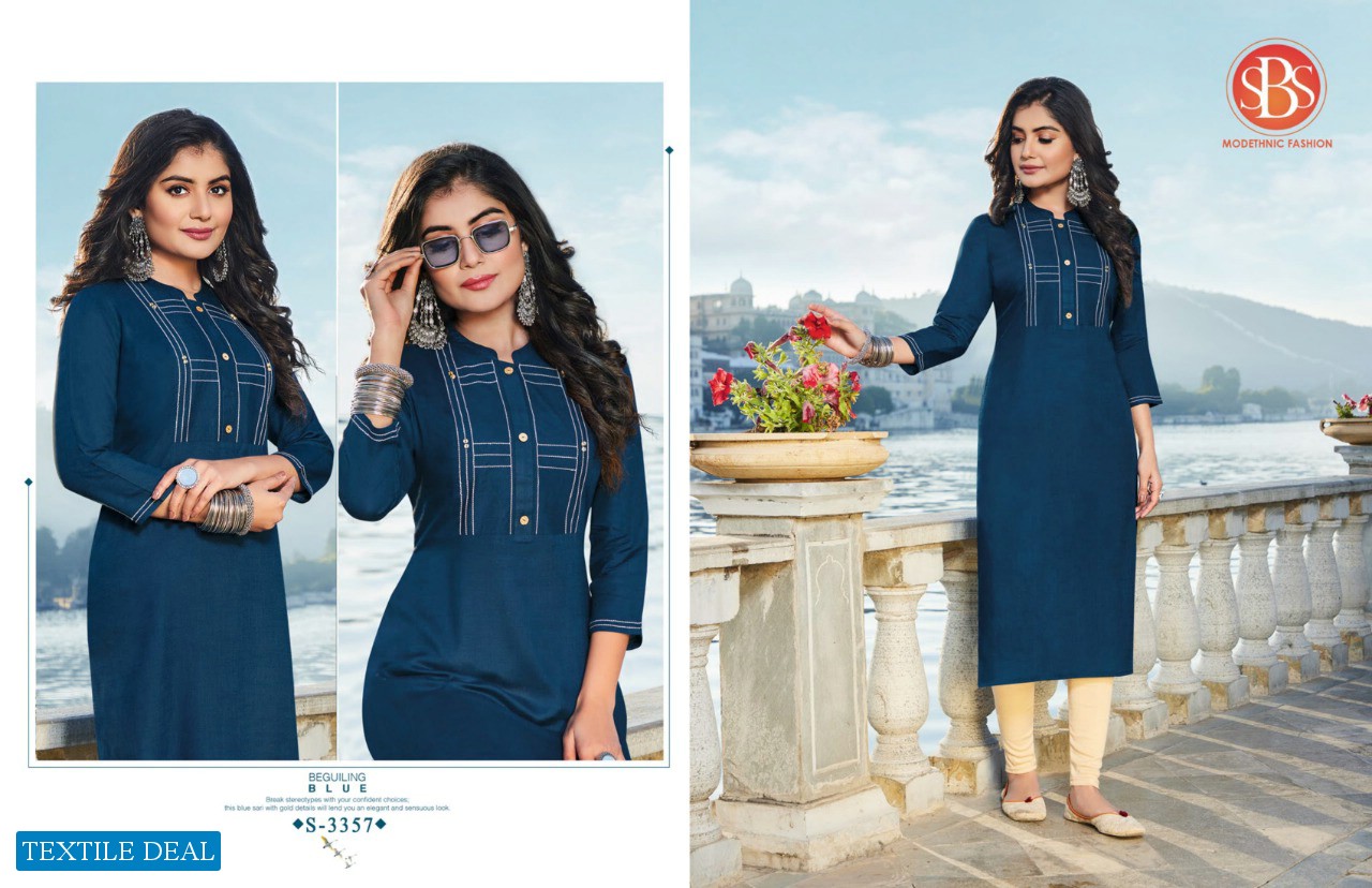 SBS Aarohi Vol-2 Wholesale Reyon Long Kurtis