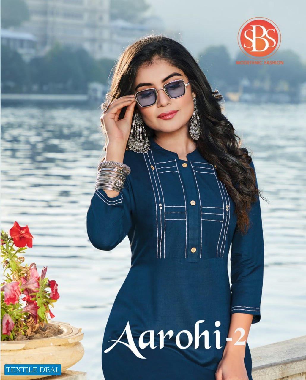 SBS Aarohi Vol-2 Wholesale Reyon Long Kurtis