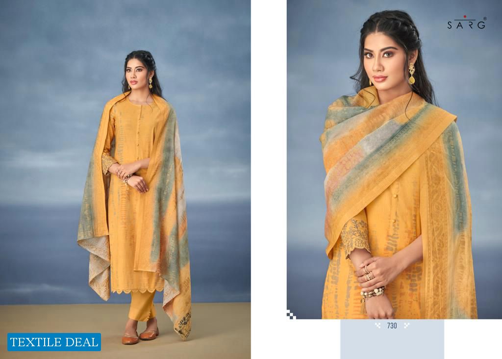 Sarg Nishka Wholesale Pure Italian Cotton Dress Material