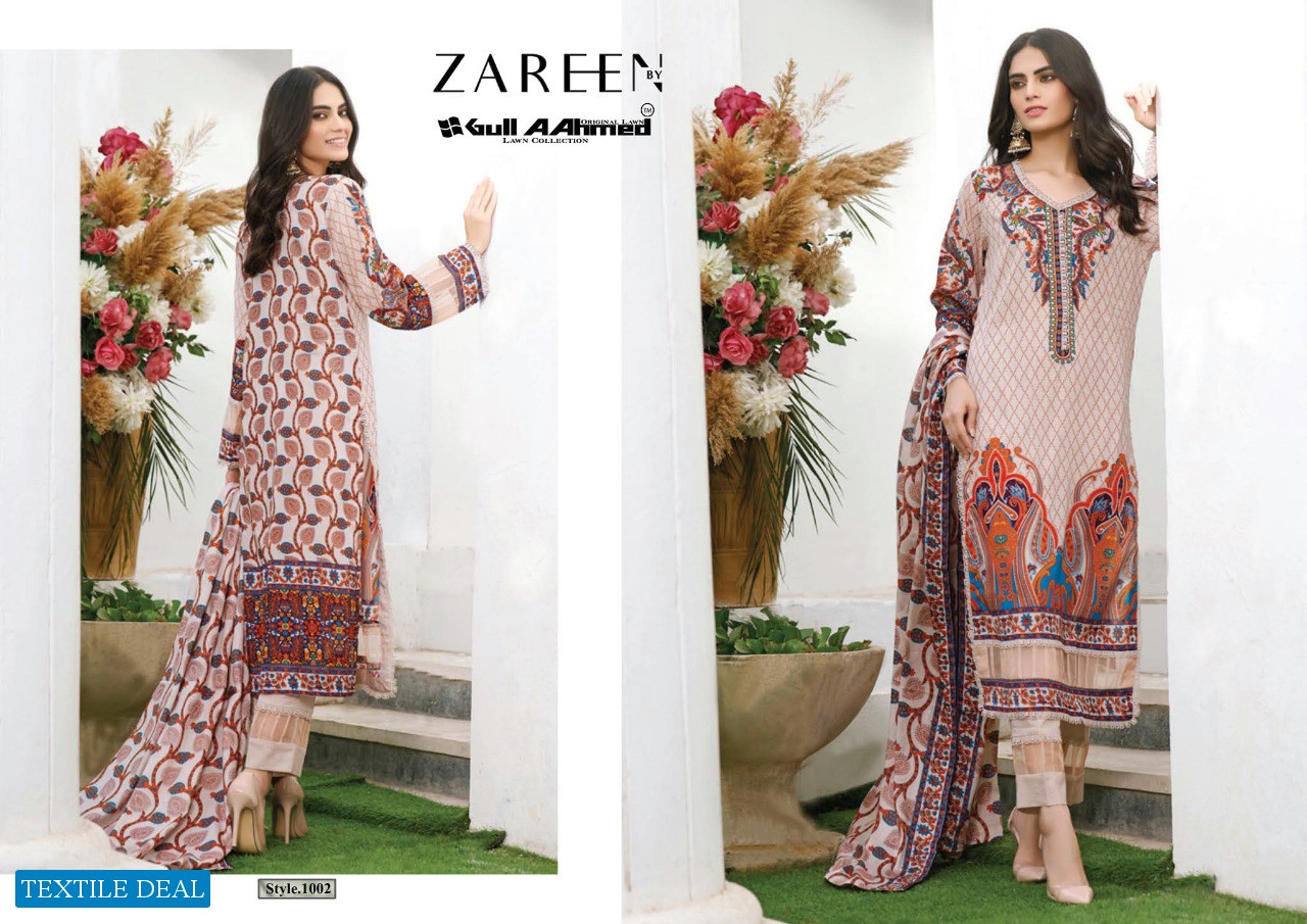 Gul Ahmed Zareen Wholesale Jaam Satin Dress Material