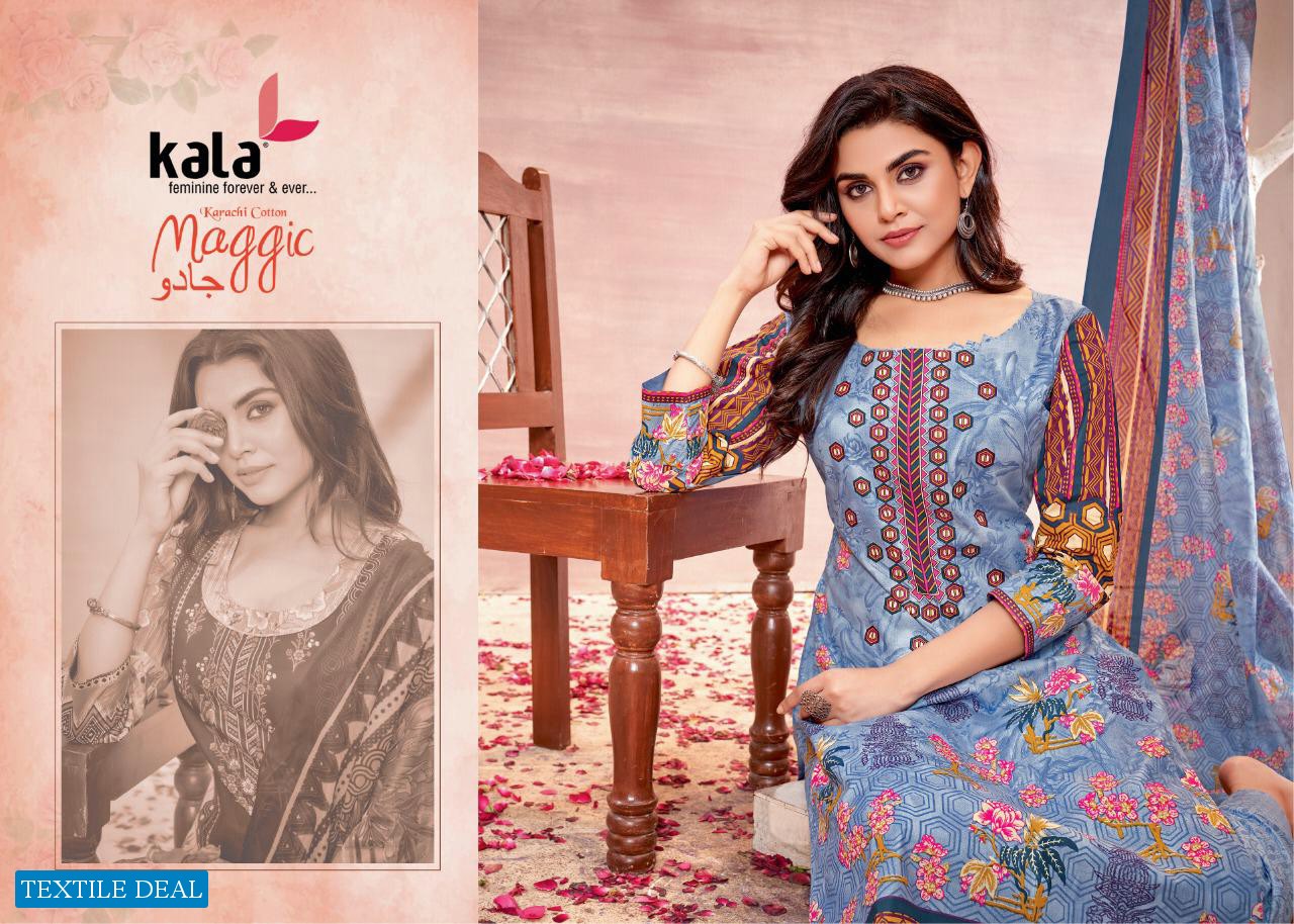 Kala Maggic Karachi Cotton Vol-16 Wholesale Karachi Cotton Dress Material