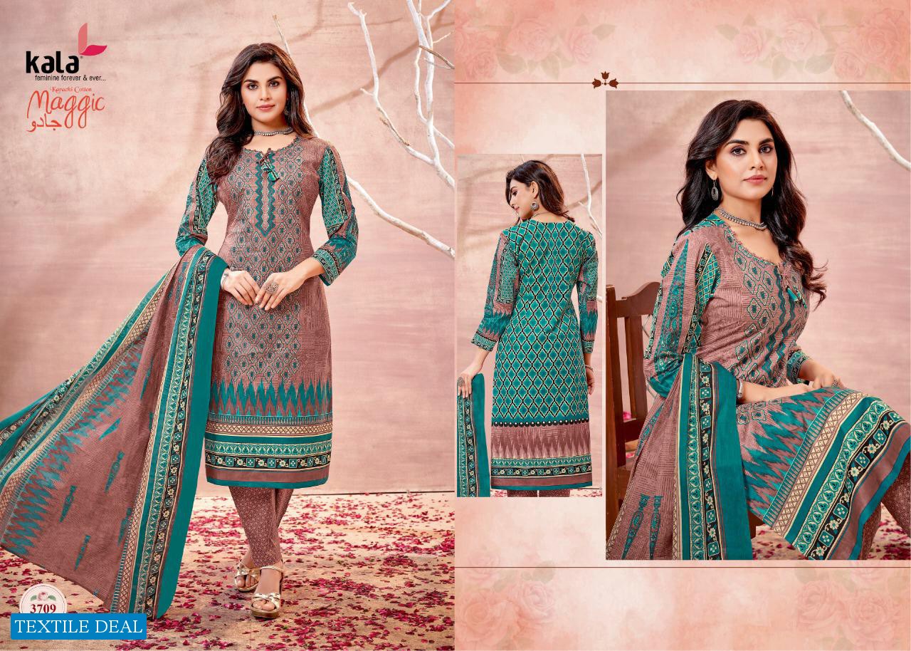 Kala Maggic Karachi Cotton Vol-16 Wholesale Karachi Cotton Dress Material