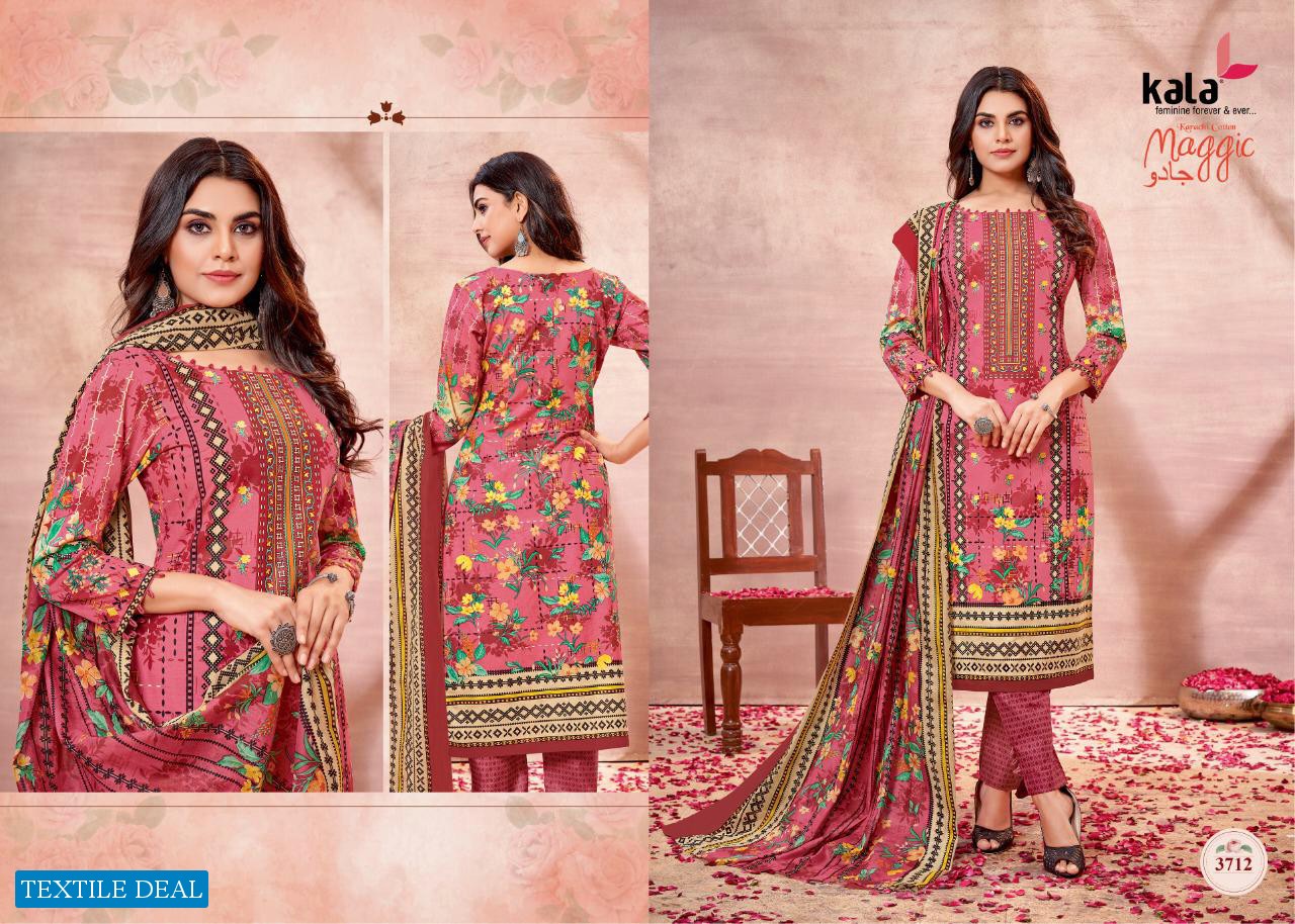 Kala Maggic Karachi Cotton Vol-16 Wholesale Karachi Cotton Dress Material