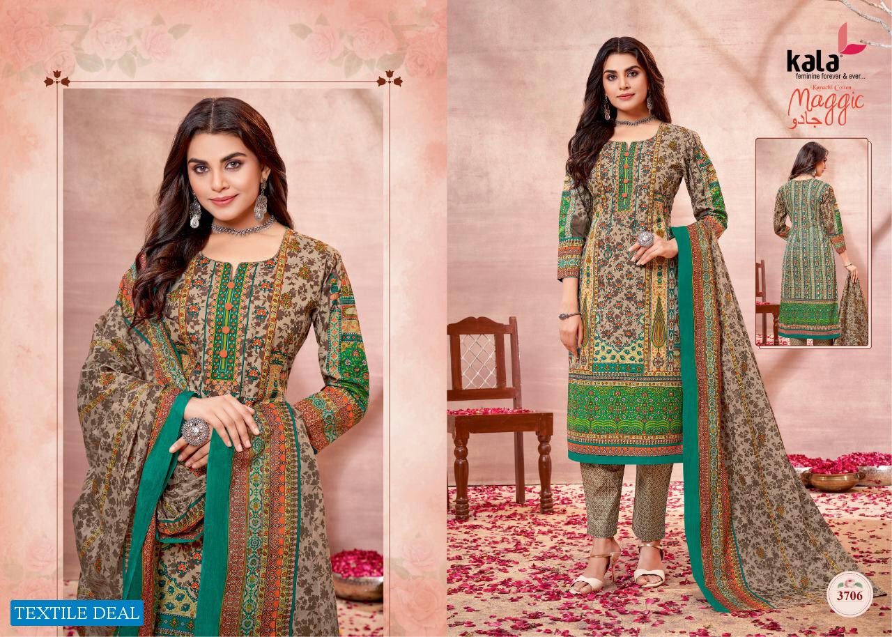 Kala Maggic Karachi Cotton Vol-16 Wholesale Karachi Cotton Dress Material