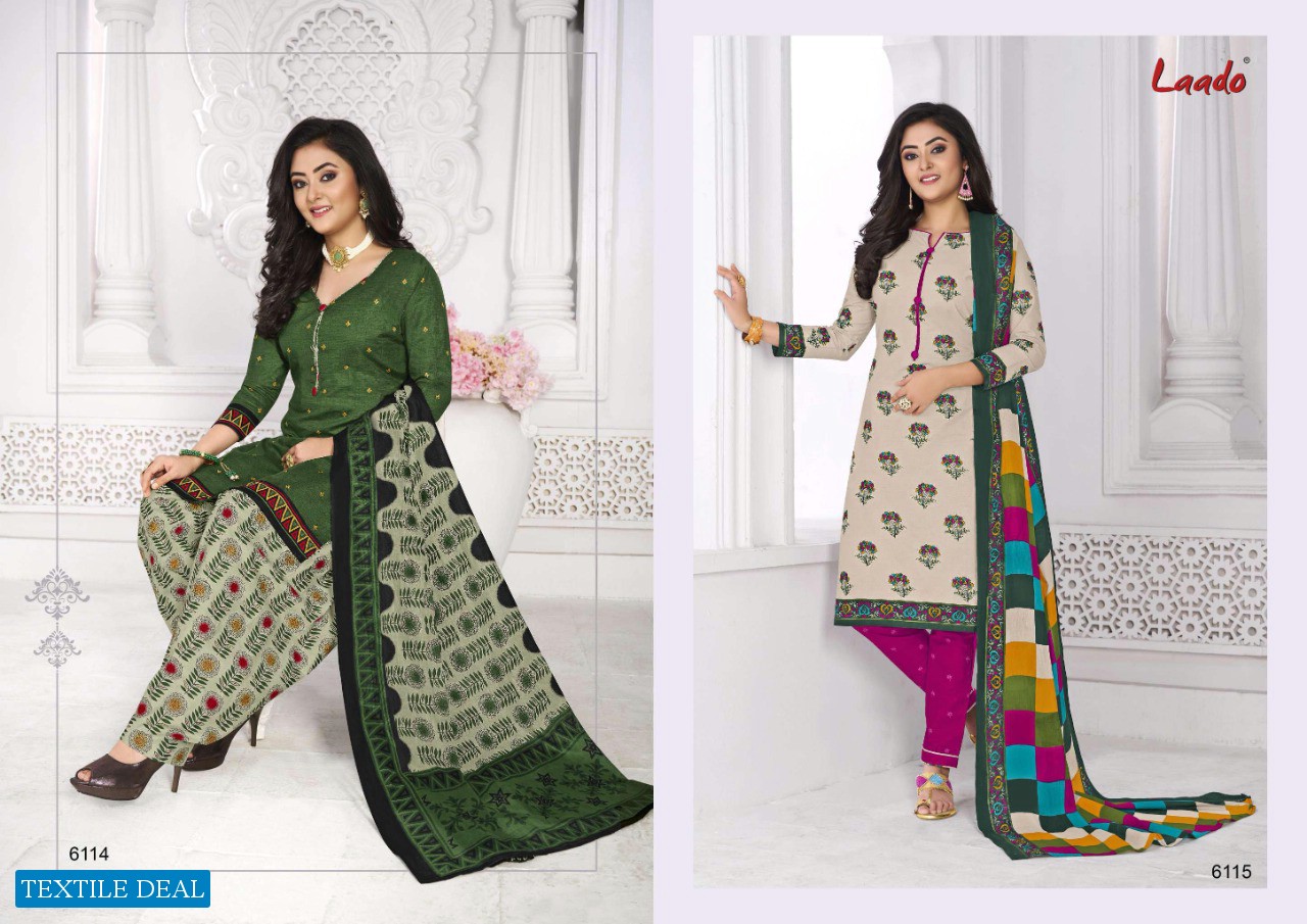 Laado Print Vol-61 Wholesale Pure Cotton Fabrics Dress Material