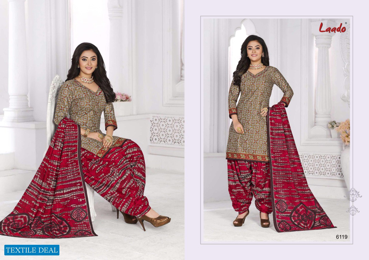 Laado Print Vol-61 Wholesale Pure Cotton Fabrics Dress Material