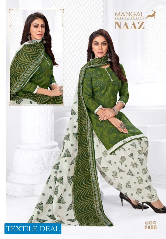 Mangal Shree Naaz Patiyala Vol-2 Wholesale Pure Cotton Printed Dress Material