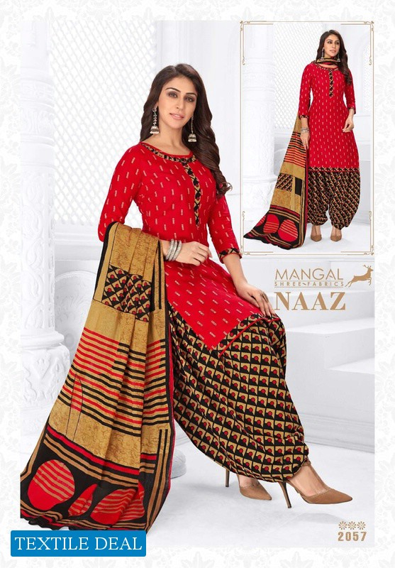 Mangal Shree Naaz Patiyala Vol-2 Wholesale Pure Cotton Printed Dress Material