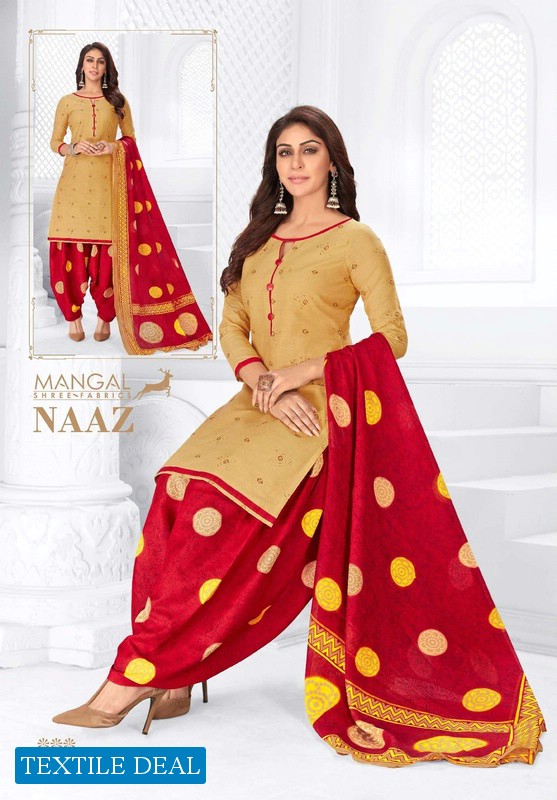 Mangal Shree Naaz Patiyala Vol-2 Wholesale Pure Cotton Printed Dress Material