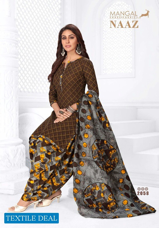 Mangal Shree Naaz Patiyala Vol-2 Wholesale Pure Cotton Printed Dress Material